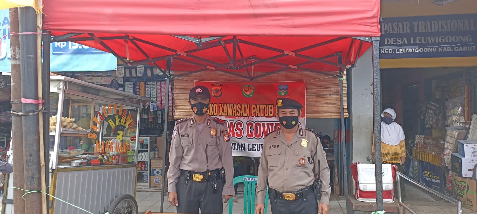Polsek Banyuresmi Tingkatkan Patroli PPKM Level 3 Kabupaten Garut
