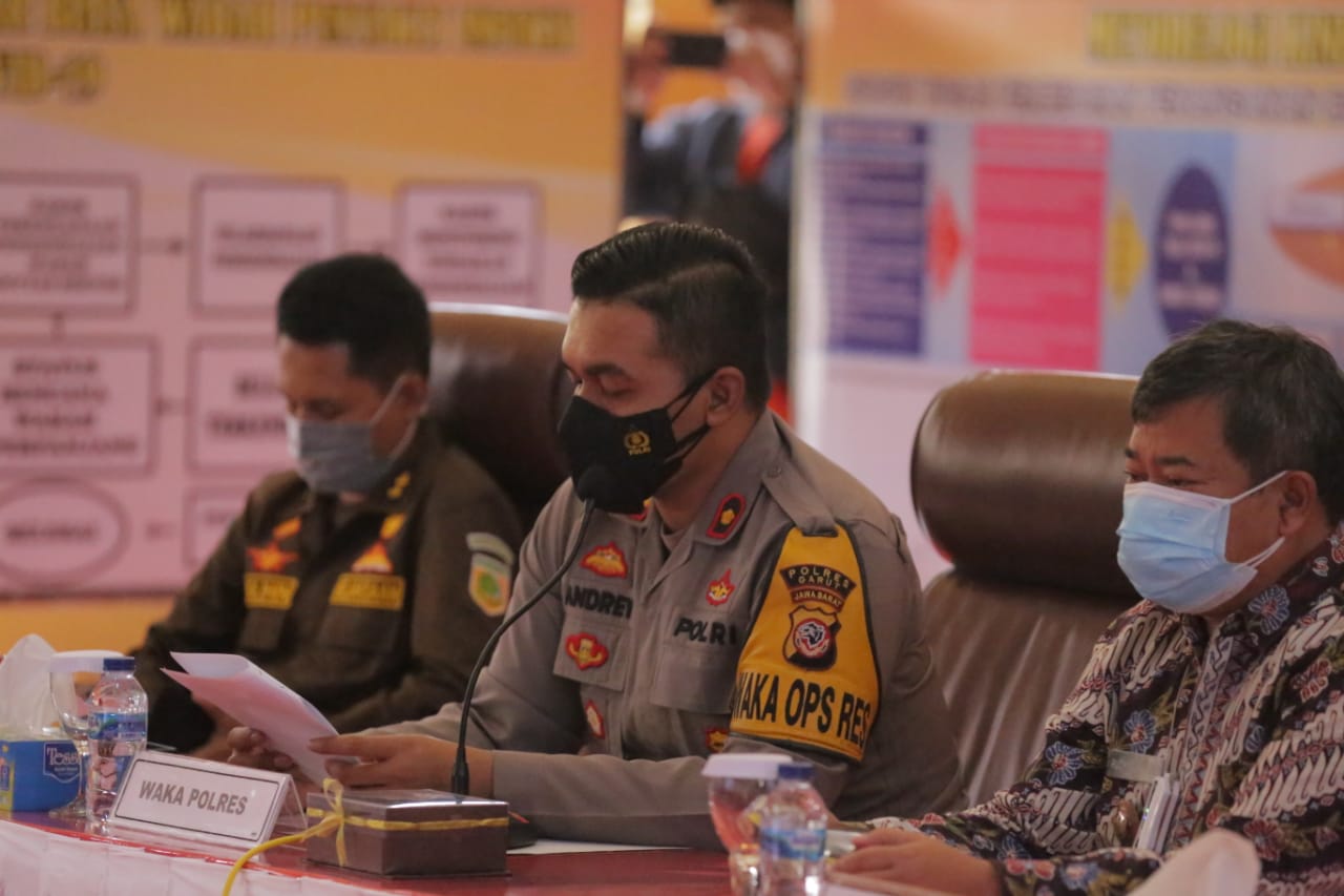 Kapolres Garut Bersama Muspida Kab.Garut Launching PROKLAMASI ( Program Khusus Layanan Masa Isolasi ) dalam rangka pengendalian Covid-19 di Kabupaten Garut