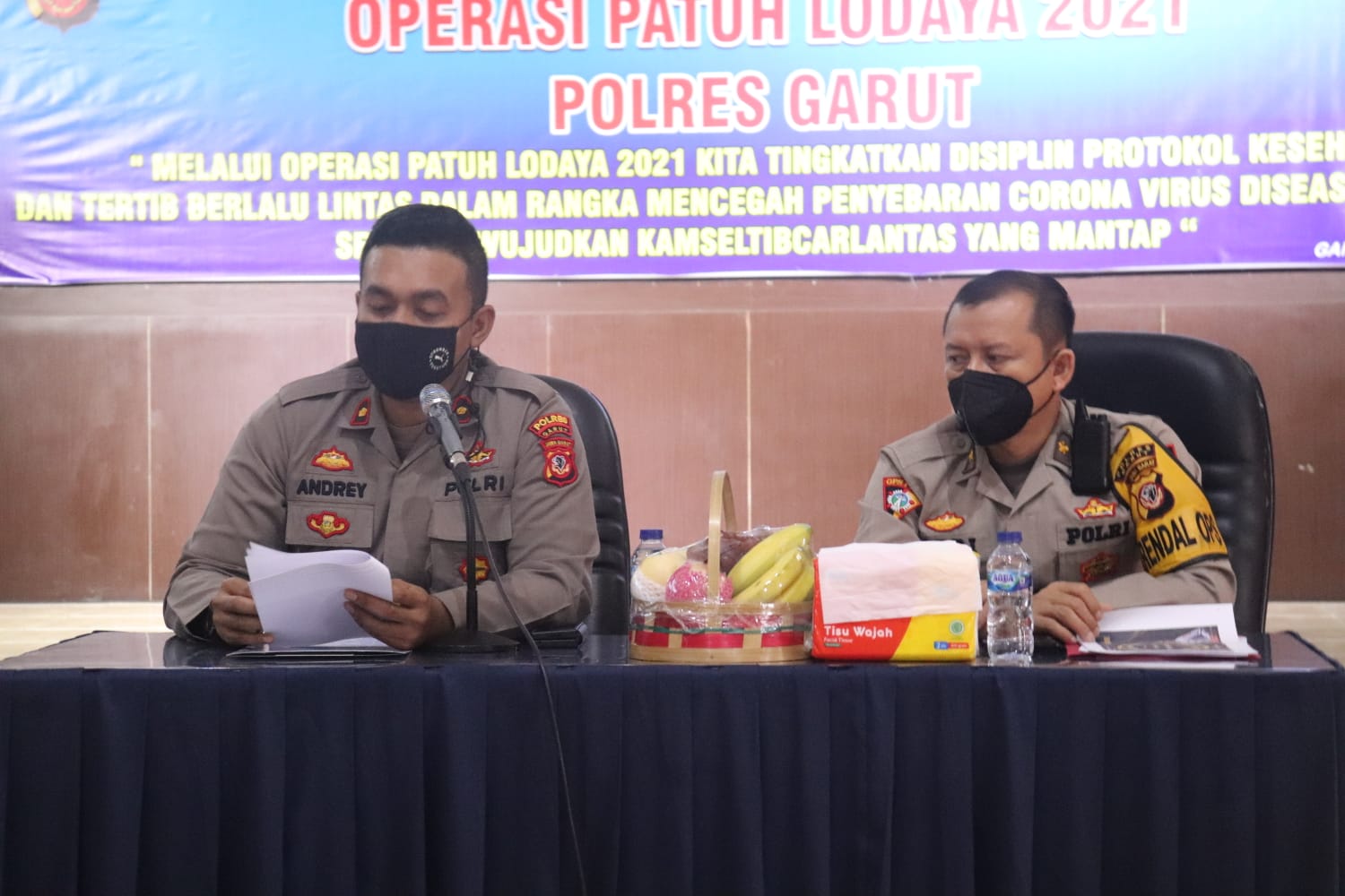 Latihan Pra Operasi Kepolisian Terpusat “PATUH LODAYA” 2021 Tingkat Polres Garut