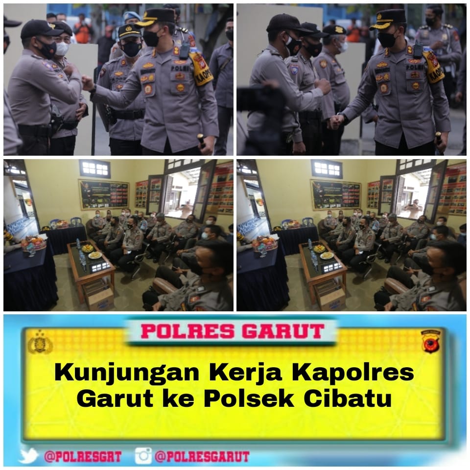 Kunjungan Kerja Kapolres Garut Sambangi Polsek Cibatu