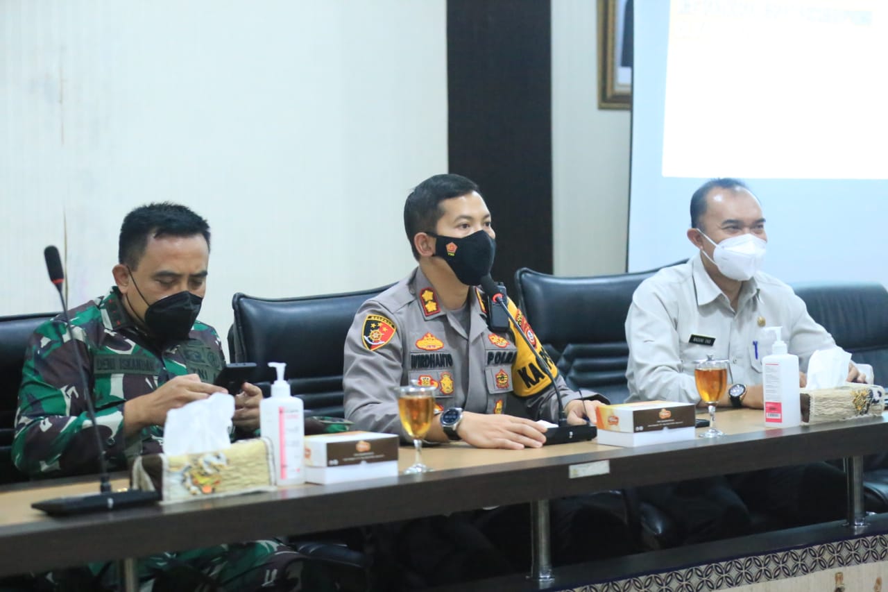 KAPOLRES GARUT HADIRI RAPAT KOORDINASI PERSIAPAN PELAKSANAAN KEJURNAS BALAP SEPEDA DI WILAYAH KAB.GARUT