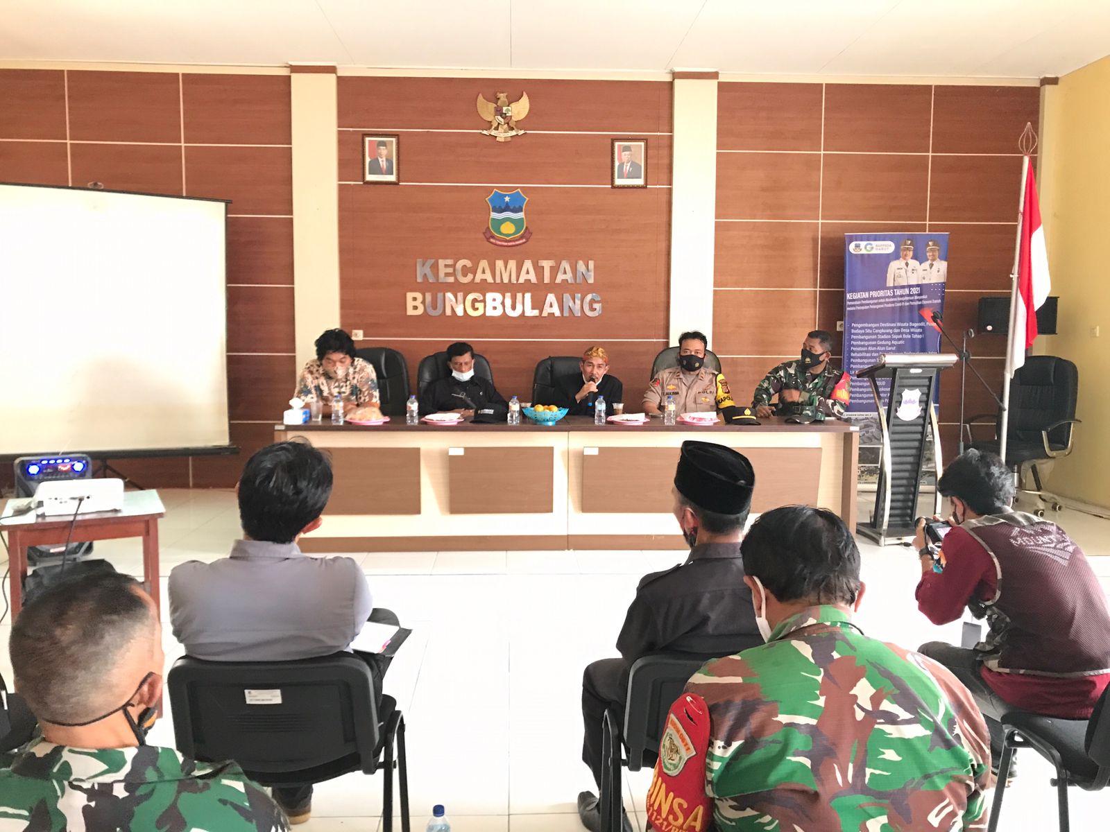 KAPOLSEK BUNGBULANG HADIRI KONSULTASI PUBLIK RENCANA PASCATAMBANG PT.ANTAM