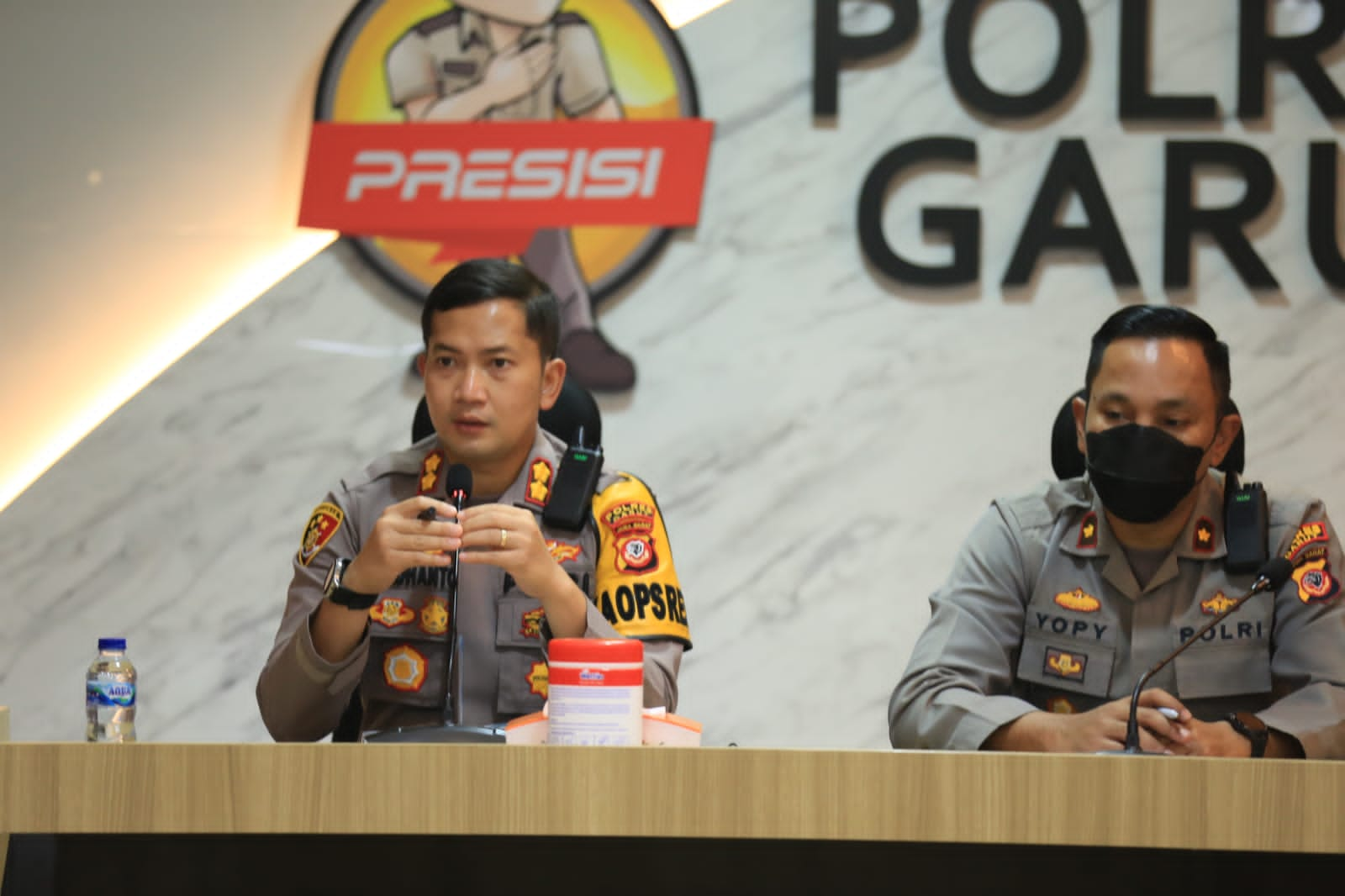 KAPOLRES GARUT BERIKAN ARAHAN KEGIATAN KEPADA PARA KAPOLSEK JAJARAN POLRES GARUT