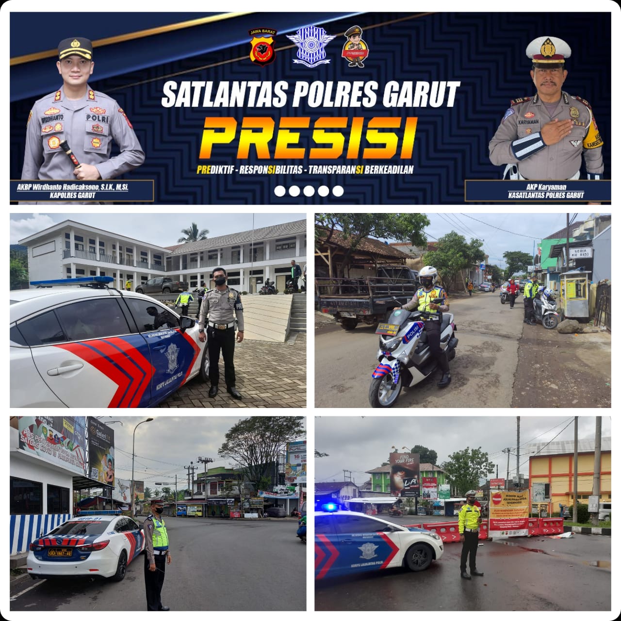 SATLANTAS POLRES GARUT LAKSANAKAN PATROLI LALU LINTAS DI WILAYAH HUKUM POLRES GARUT DEMI TERWUJUDNYA KAMTIBMAS DAN KAMSELTIBCAR LANTAS